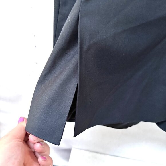 Kenneth Cole Reaction 44S Jacket Sports Coat Blue Black - Picture 8 of 8